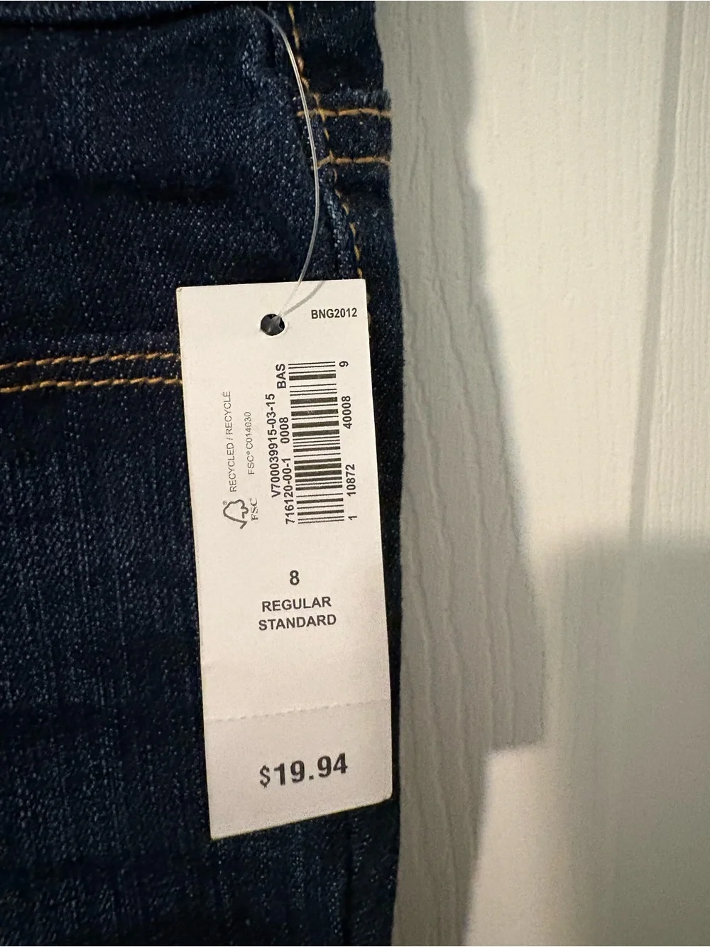 Old Navy Dark Blue Flare Jeans with Contrast Stitching